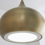 1 Light LED Pendant finished in Soft Matt Antique Brass (0711BRO61299)