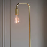 1 Light Floor Lamp in Brushed Brass (0711RUB76983)