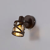 1 Light Switched Spotlight, Oiled Bronze/Polished Chrome/Amber (1230SPR31C)