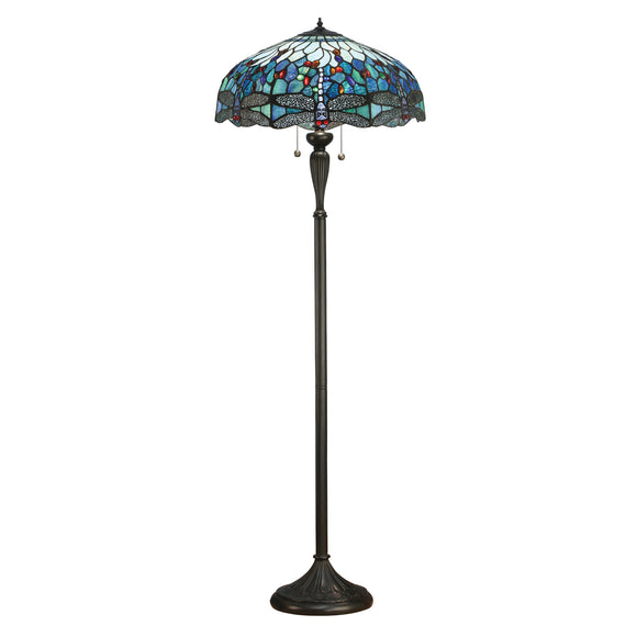 Tiffany Style Blue Floor Lamp (0711DRA64069)
