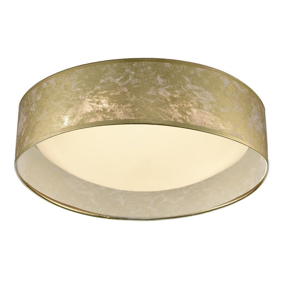 420mm Circular Flush Ceiling Fitting with Gold Shade (0194CIRCF5787)