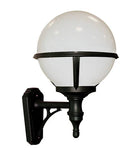 1 Light Exterior Wall Light - Up or Down - Black and White (0178GLEWALL)