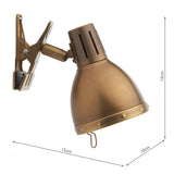 Clip On Spotlight Antique Brass (0183OSA4175)