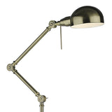 1 Light Floor Task Lamp in Antique Brass (0183RAN4975)
