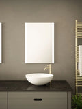 Tunable LED Bathroom Mirror with bluetooth speaker 500 x 700 mm IP44 Dimmable Demister (1356WINSY9049)