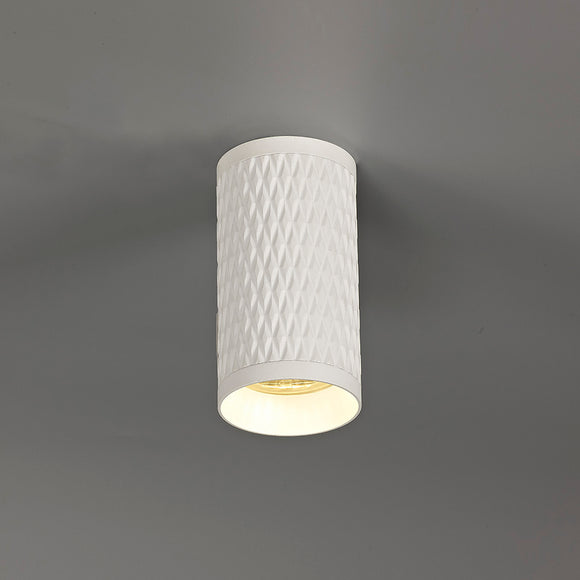 11cm Surface Mounted Ceiling Light in Sand White (BUSTER116A)