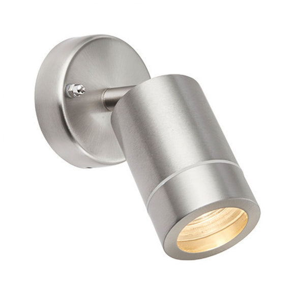Adjustable 1 light wall light - IP44 -  Stainless Steel (1419PAL75448)