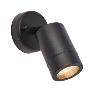 Adjustable 1 light wall light - IP44 -  Matt Black (1419PAL75436)