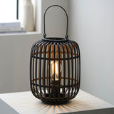 1 light Table Lamp Bamboo Cage Design - Dark Stained Bamboo (0711MAT101674)