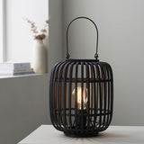 1 light Table Lamp Bamboo Cage Design - Dark Stained Bamboo (0711MAT101674)