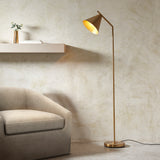 Warm Antique Brass Task Floor Lamp (0711CAP102369)