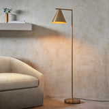 Warm Antique Brass Task Floor Lamp (0711CAP102369)