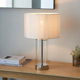 Small Touch Table Lamp - Bright Nickel (0711LES102674)