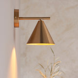 Warm Antique Brass Wall Light (0711CAP102893)