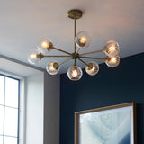 8 Light Pendant in Antique Brass (0711ALL103172)