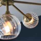 8 Light Pendant in Antique Brass (0711ALL103172)