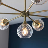 8 Light Pendant in Antique Brass (0711ALL103172)