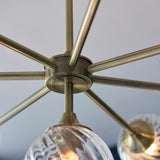 8 Light Pendant in Antique Brass (0711ALL103172)