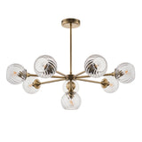 8 Light Pendant in Antique Brass (0711ALL103172)