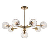 8 Light Pendant in Antique Brass (0711ALL103172)