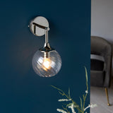 1 Light Wall Light in Bright Nickel (0711ALL104052)