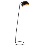 Modern Floor Lamp - Black and Antique Brass (0711BRA106337)