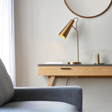 Antique Brass Task Table Lamp (0711KAR107527)