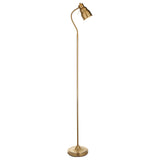 Classic Flexi Reader Floor Lamp in Brushed Aged Brass (0711CLA108126)