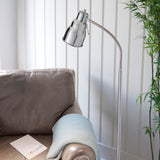 Classic Flexi Reader Floor Lamp in Bright Nickel (0711CLA108127)