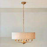 Sophisticated Statement 6 Light Pendant In Vintage Brass (0711HIG110722)