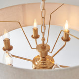 Sophisticated Statement 6 Light Pendant In Vintage Brass (0711HIG110722)