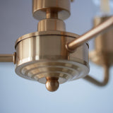 Sophisticated Statement 3 Light Pendant in Vintage Brass with Natural (0711HIG110723)