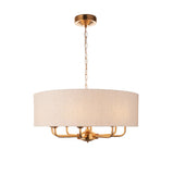 Sophisticated Statement 8 Light Pendant In Vintage Brass (0711HIG110727)
