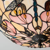 Tiffany Medium 3 Light Semi Flush (0711ASH111892)