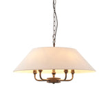 5 Light Pendant in Matt Black with Tapered Shade (0711LIL112955)