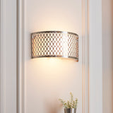 2 Light Wall Light in Satin Nickel with Frosted Glass (0711COR113263)