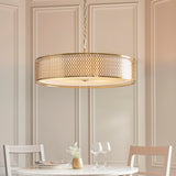 5 Light Pendant in Gold with Frosted Glass (0711COR113421)