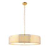 5 Light Pendant in Gold with Frosted Glass (0711COR113421)
