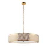 5 Light Pendant in Gold with Frosted Glass (0711COR113421)