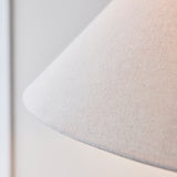 Floor Lamp in Matt Black with Tapered Shade (0711LIL117830)