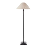 Floor Lamp in Matt Black with Tapered Shade (0711LIL117830)