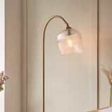 1 Light Floor Lamp Warm Aged Brass (0711ASH120621)