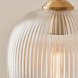 1 Light Floor Lamp Warm Aged Brass (0711ASH120621)
