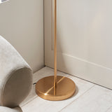 1 Light Floor Lamp Warm Aged Brass (0711ASH120621)