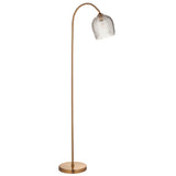 1 Light Floor Lamp Warm Aged Brass (0711ASH120621)