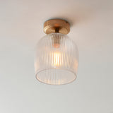 1 Light Flush Warm Aged Brass (0711ASH120623)