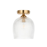 1 Light Flush Warm Aged Brass (0711ASH120623)