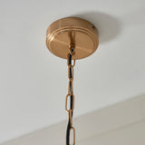 1 Light Pendant finished in Aged Brass with Clear Glass Shade (0711ASH120624)