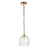1 Light Flush Warm Aged Brass (0711ASH120625)