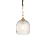 1 Light Flush Warm Aged Brass (0711ASH120625)